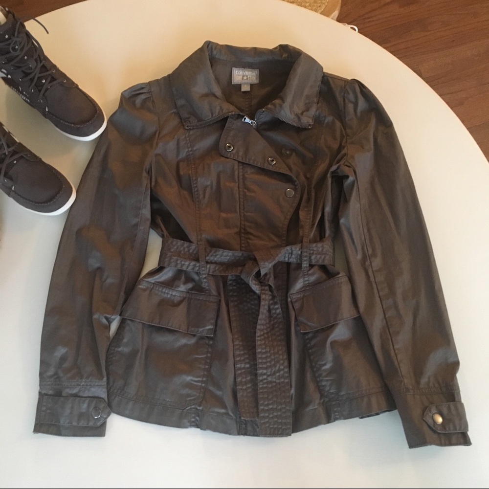 Converse One Star Wax Cloth Utility Jacket - EUC